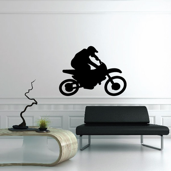 Jump Scrub Dirt Bike Decal