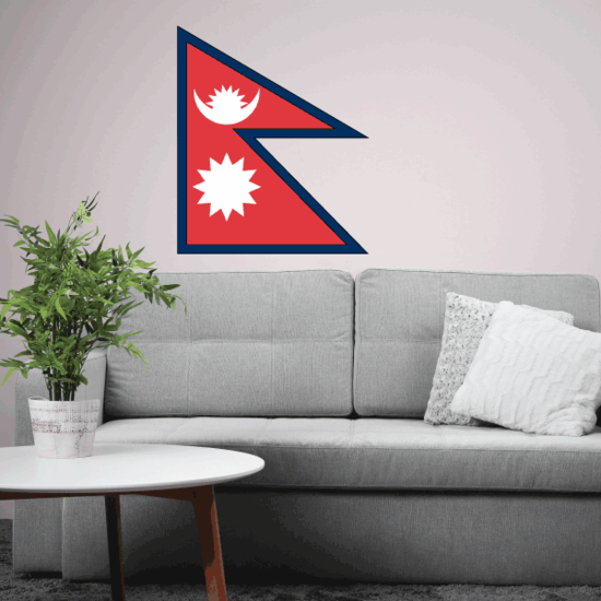 Nepal Flag Sticker