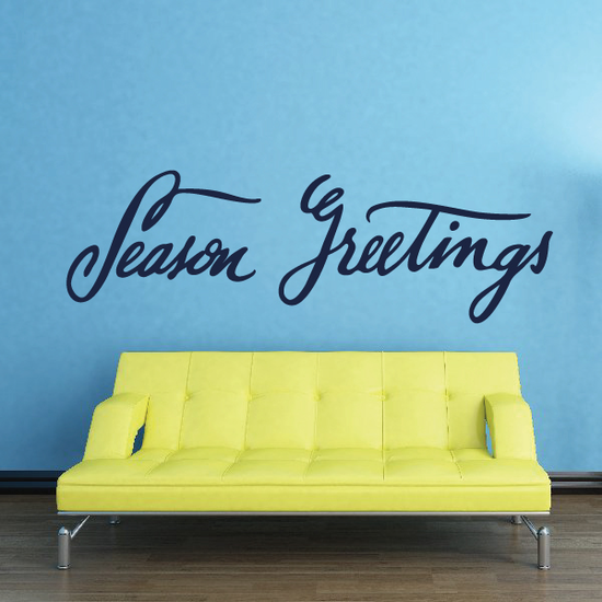 Seasons Greetings Script Decal