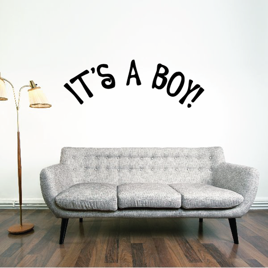 It is a Boy Baby Wall Decal