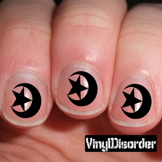 Moons CF8023 Fingernail Art Sticker Vinyl Finger Nail Decals