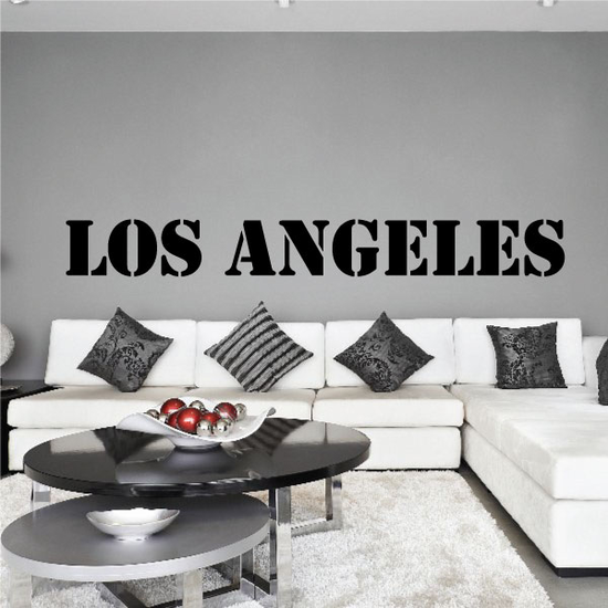 Los Angeles Stencil Decal