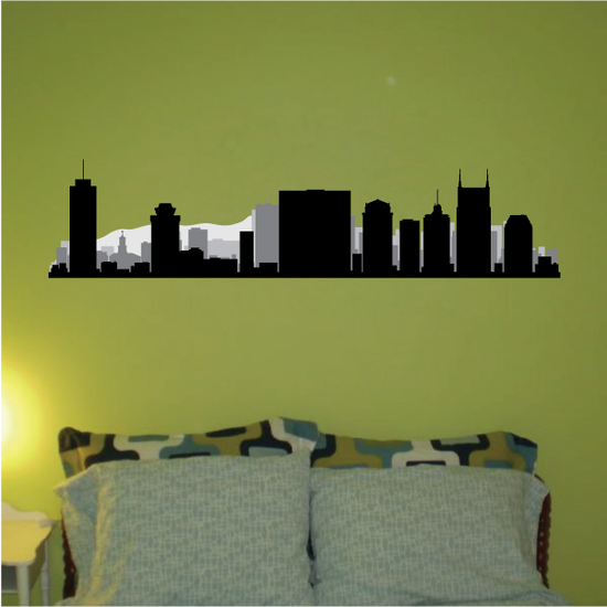 Nashville Tennessee Skyline Decal