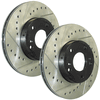 StopTech 127.42080 Front Drilled & Slotted Rotors 05 Infiniti G35 2WD StopTech 127.42080 Front Drilled & Slotted Rotors 05 Infiniti G35 2WD
