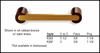 Colonial Bronze 1337 3" OC Cabinet Pulls with a split finish, Colonial Bronze 1337 Two Tone 3" OC Cabinet Pulls Colonial Bronze 1337 3" OC Cabinet Pulls with a split finish, Colonial Bronze 1337 Two Tone 3" OC Cabinet Pulls