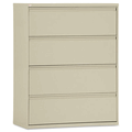 ALELA544254PY Four-Drawer Lateral File Cabinet, 42w x 19-1/4d x 54h, Putty By ALERA ALELA544254PY Four-Drawer Lateral File Cabinet, 42w x 19-1/4d x 54h, Putty By ALERA