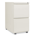 ALEPB542823LG Two-Drawer Mobile Pedestal File With Full-Length Pull, 15-7/8w x 23d, Lt Gray By ALERA ALEPB542823LG Two-Drawer Mobile Pedestal File With Full-Length Pull, 15-7/8w x 23d, Lt Gray By ALERA
