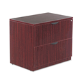 ALEVA513622MY Valencia Series Two-Drawer Lateral File, 34w x 22 3/4d x 29 1/2h, Mahogany By ALERA ALEVA513622MY Valencia Series Two-Drawer Lateral File, 34w x 22 3/4d x 29 1/2h, Mahogany By ALERA