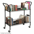 5333BL Wire Book Cart By Safco 5333BL Wire Book Cart By Safco