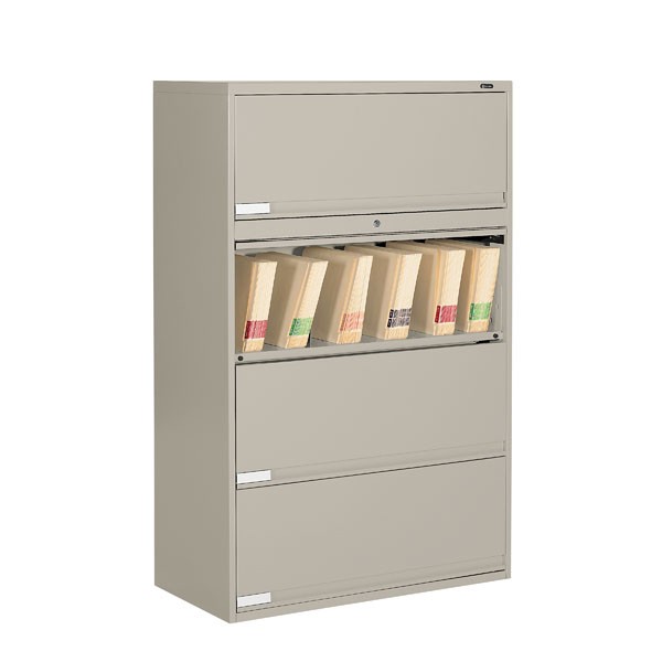 9136P4ET 9100 Plus Series 4 Drawer End Tab Filing Cabi