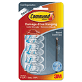 MMM17017CLR Cord Clip, Round, 1/5", w/Adhesive, Clear, 4/Pack By 3M/COMMERCIAL TAPE DIV. MMM17017CLR Cord Clip, Round, 1/5", w/Adhesive, Clear, 4/Pack By 3M/COMMERCIAL TAPE DIV.
