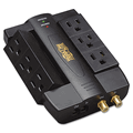 TRPHTSWIVEL6 HTSWIVEL6 Direct Plug-In Surge RJ11, Coax, 6 Rotatable Outlets, 1500 Joules By TRIPPLITE TRPHTSWIVEL6 HTSWIVEL6 Direct Plug-In Surge RJ11, Coax, 6 Rotatable Outlets, 1500 Joules By TRIPPLITE