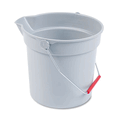 RCP296300GY 10-Quart Plastic Utility Pail, 10-1/2 Diameter x 10-1/4h, Gray Plastic By RUBBERMAID COMMERCIAL PROD. RCP296300GY 10-Quart Plastic Utility Pail, 10-1/2 Diameter x 10-1/4h, Gray Plastic By RUBBERMAID COMMERCIAL PROD.