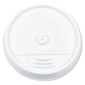 DRC16UL Plastic Lids, for 16 oz. Hot/Cold Foam Cups, Sip-Thru Lid, White, 1000/Carton By DART DRC16UL Plastic Lids, for 16 oz. Hot/Cold Foam Cups, Sip-Thru Lid, White, 1000/Carton By DART