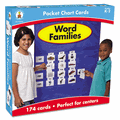 CDP158152 Word Families Cards for Pocket Chart, 4 x 2 3/4, 164 Cards, Ages 4-5 By CARSON-DELLOSA PUBLISHING CDP158152 Word Families Cards for Pocket Chart, 4 x 2 3/4, 164 Cards, Ages 4-5 By CARSON-DELLOSA PUBLISHING