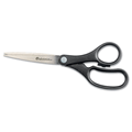 UNV92009 Economy Scissors, 8" Length, Straight Handle, Stainless Steel, Black By UNIVERSAL OFFICE PRODUCTS UNV92009 Economy Scissors, 8" Length, Straight Handle, Stainless Steel, Black By UNIVERSAL OFFICE PRODUCTS