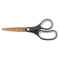 UNV92012 Office Scissors, 8" L, Straight, Titanium Coated Blades, Pointed Tip, Black/Blue By UNIVERSAL OFFICE PRODUCTS UNV92012 Office Scissors, 8" L, Straight, Titanium Coated Blades, Pointed Tip, Black/Blue By UNIVERSAL OFFICE PRODUCTS