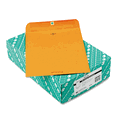 QUA38197 Clasp Envelope, Recycled, 10 x 13, 28lb, Light Brown, 100/Box By QUALITY PARK PRODUCTS QUA38197 Clasp Envelope, Recycled, 10 x 13, 28lb, Light Brown, 100/Box By QUALITY PARK PRODUCTS