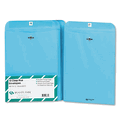 QUA38737 Fashion Color Clasp Envelope, 9 x 12, 28lb, Blue, 10/Pack By QUALITY PARK PRODUCTS QUA38737 Fashion Color Clasp Envelope, 9 x 12, 28lb, Blue, 10/Pack By QUALITY PARK PRODUCTS