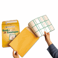 QUA44524 Redi-Strip Envelope Book with Labels, Brown Kraft, 24/Pack By QUALITY PARK PRODUCTS QUA44524 Redi-Strip Envelope Book with Labels, Brown Kraft, 24/Pack By QUALITY PARK PRODUCTS