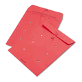 QUA63574 Colored Paper String & Button Interoffice Envelope, 10 x 13, Red, 100/Box By QUALITY PARK PRODUCTS QUA63574 Colored Paper String & Button Interoffice Envelope, 10 x 13, Red, 100/Box By QUALITY PARK PRODUCTS