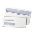QUA67539 Reveal-N-Seal Double Window Check Envelope, Self-Adhesive, White, 500/Box By QUALITY PARK PRODUCTS QUA67539 Reveal-N-Seal Double Window Check Envelope, Self-Adhesive, White, 500/Box By QUALITY PARK PRODUCTS