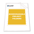 CLI99627 Biodegradable Project Folders, Reduced Glare, Polypropylene, Letter Size, 5/Pack By C-LINE PRODUCTS, INC CLI99627 Biodegradable Project Folders, Reduced Glare, Polypropylene, Letter Size, 5/Pack By C-LINE PRODUCTS, INC