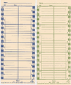 E3 - Time cards (semi-monthly - monthly) 2 sided. 1000 Cards By Lathem E3 - Time cards (semi-monthly - monthly) 2 sided. 1000 Cards By Lathem