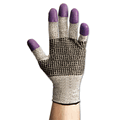 KIM97432 JACKSON SAFETY G60 Purple Nitrile Gloves, Large/Size 9, Black/White, Pair By KIMBERLY CLARK KIM97432 JACKSON SAFETY G60 Purple Nitrile Gloves, Large/Size 9, Black/White, Pair By KIMBERLY CLARK