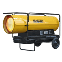 Schaefer Master 600,000 BTU Kerosene Forced Air Heater with Thermostat - MH -600T-KFA