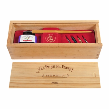 Herbin Calligraphy Wooden Box Set