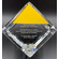 CRYSTAL CUBES WITH LOGO