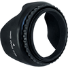Black Screw Mount 52mm Lens Hood for Digital Camera, Crown Shape Black Screw Mount 52mm Lens Hood for Digital Camera, Crown Shape