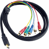 HDMI to 5 RCA Converter Splitter Cord HDMI to 5 RCA Converter Splitter Cord