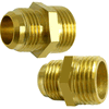 3/8" x 1/2" Brass Male Flare Connector 3/8" x 1/2" Brass Male Flare Connector