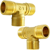 Male Run Tee 1/2 x 1/2 Pipe Male Run Tee 1/2 x 1/2 Pipe