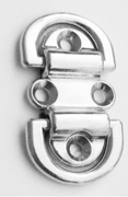 Folding Pad Eye 1/4" with Double Ring