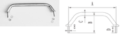 Stainless Steel Handrail 8"