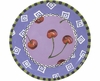 Fruit Frenzy/Cherry - Unrimmed Salad Plate Fruit Frenzy/Cherry - Unrimmed Salad Plate