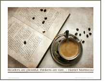 "Coffee Thinkers" studio print