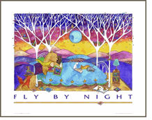"Fly by Night" small poster