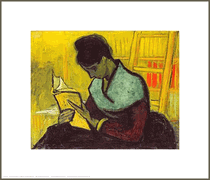 "The Novel Reader" small print