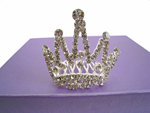 Dazzling Rhinestone Tiara Comb (E)