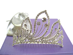 Dazzling Rhinestone Tiara Comb (I)