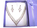 Deluxe Necklace & Earring Set (J)