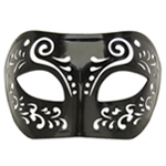 Dream Tale Black Venetian Masquerade Mask