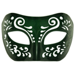 Dream Tale Green Venetian Masquerade Mask