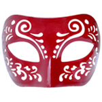 Dream Tale Burgundy Red Venetian Masquerade Mask