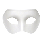 White Venetian Masquerade Mask White Venetian Masquerade Mask