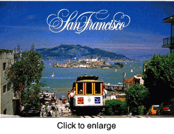 San Francisco Scenic Postcard - click to enlarge